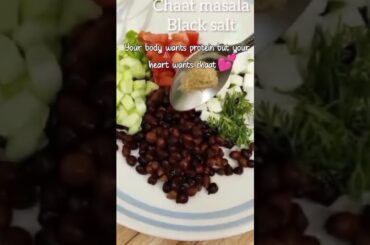 Your body wants protein | Healthy Street Style Chaat at Home #shorts #recipe #youtubeshorts #viral