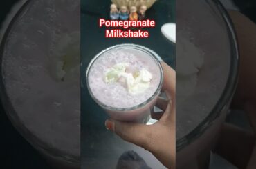 Healthy Pomegranate Milkshake #shortsvedio #shortsfeeds #pomegranatemilkshake #healthyjuice #summer