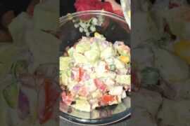 curd salad recipel weight loss salad recipe I#asmrcooking #viral #healthy#protein