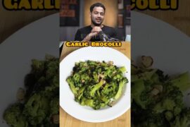 Garlic brocolli by Dr tarang krishna #healthy #broccoli #healthychoices #drtarangkrishna #rajshamani