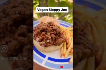 VEGAN SLOPPY JOES #plantbased #sloppyjoe #vegan #healthylifestyle #food #recipe #thedivinechef