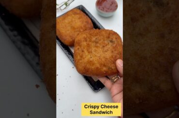 Crispy Cheese Potato Sandwich Recipe #shorts #snacks