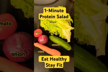 Quick Healthy Salad in 1 Minute | Paneer Diet Recipe | daily fitness | Weight Loss #my_tour_book