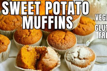 SWEET POTATO MUFFINS | EASY RECIPE (GLUTEN FREE)