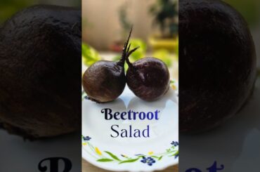 Beetroot Salad #trending #food #salad  #healthyfood  #beetroot #lowcalorie #viral #weightloss