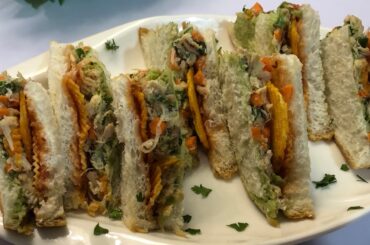 Tiffin Box Lunch recipe | Summer Breakfast and Lays Sandwich Snacks | Bread recipe