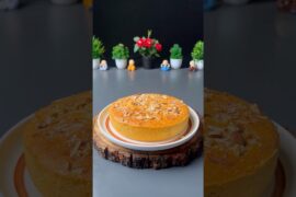 Healthy homemade sooji cake recipe #shorts #healthy #cake #dessert