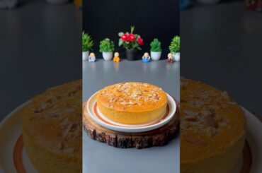 Healthy homemade sooji cake recipe #shorts #healthy #cake #dessert