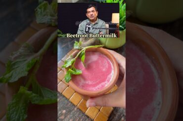 Refreshing Beetroot Buttermilk for gut health #beetroot #buttermilk #chaas #summerdrink #refreshing