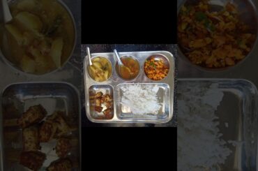 simple lunch plate| healthy lunch plate| simple veg thali