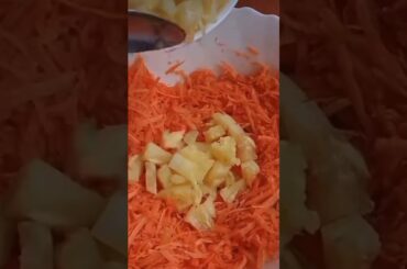 Pineapple and carrots salad
