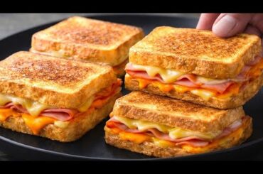 This Breakfast Sandwich Is So Easy To Make! | Easy Bread & Egg Breakfast |5 minute breakfast