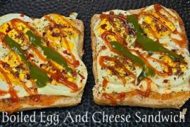 Episode-3-Boiled Egg And Cheese Sandwich/10 minutes healthy sandwich recipe /Protein Rich Breakfast