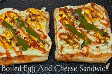 Episode-3-Boiled Egg And Cheese Sandwich/10 minutes healthy sandwich recipe /Protein Rich Breakfast