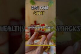 Healthy Ragi Fruit Chaat Recipe | Quick Evening Snacks | Episode 32 #shorts  #recipe