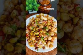 high protein makhana chat #shorts #chat #viral #makhana