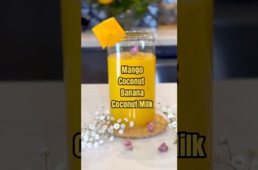 Mango Banana Smoothie #smothie #smoothierecipe #weightloss #juice