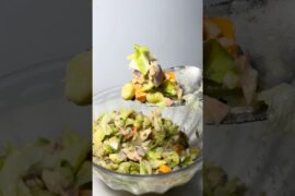 Healthy Tuna & Egg Salad Bowl | 5-Minute Healthy Salad Recipe | High Protein Salad #shorts #explore