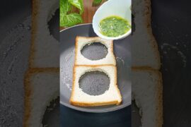 Cheesey Spring Onion Sandwich #shorts #viral #food #egg