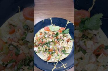 2 Minute ch Bhukh Da Ilaaj | Masala Papad | Healthy Snack Recipe #shorts #masalapapadrecipe