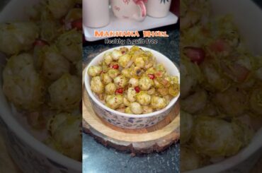 Healthy Makhana Bhel #viral #healthysnacks #makhanarecipe #cleaneating #weightloss  #snacks #fyp