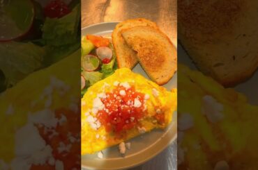 Fried Egg with Mix Salad and  Toast | Easy Breakfast Recipe | Amsterdam Style