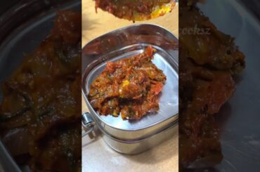 Lunch Recipe: Rice n Tomato chutney | liver fry n dry fruit #shortsfeed #lunchbox #lunchideas