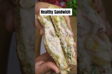 No Mayonnaise  No Cream Healthy Tasty Sandwich #Sandwich #curd #trending #recipe