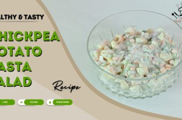 Chickpea Potato Pasta Salad Recipe | Quick Healthy Summer Salad in 15 Minutes by What Shall I Cook