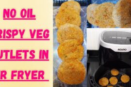 Cheesy Veg cutlet recipe in Air Fryer | Healthy snacks recipe in Air Fryer