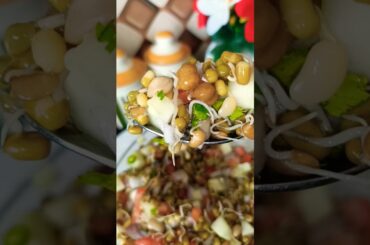 Healthy breakfast recipes by Acharyamanish ji #shortvideo #moong#sproutssaladrecipe#shorts#food