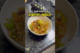 Low calorie High Fibre Shirataki noodles|How to make Shirataki noodles #shorts #weightloss #healthy