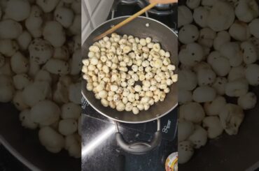 Crispy Roasted Makhana | Healthy & Tasty Snack Recipe