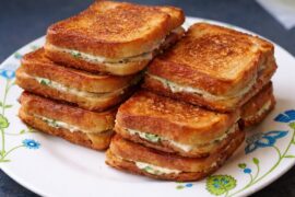 Sandwiches With Healthy Homemade Cream Cheese Spread | easy Sandwiches