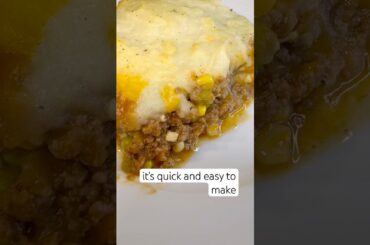HIGH PROTEIN, low calorie Shepard’s Pie, easy recipe #shorts #shortsfeed #weightloss