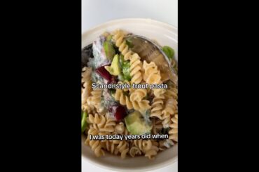 Nordic Diet Trout Pasta Salad | The Anti-Inflammatory Lunch You Need