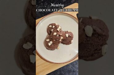 Healthy Chocolate Icecream | #shorts #chocolate #icecream