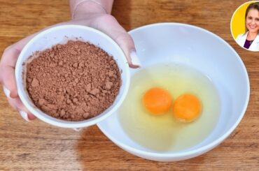 DON'T EAT BREAD, Mix EGG with CHOCOLATE! Low Carb, Low Calorie, Quick & Easy - YOU'LL LOVE IT