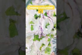 Creamy cucumber salad recipe/#breakfast /#short #healthy