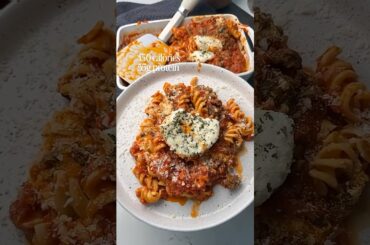Protein Power Pasta Bake | 450 calories + 55g protein + 12 net carbs per serving