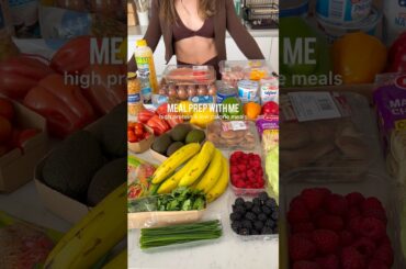 MEAL PREP WITH ME high protein & low calorie meals (my ebook: foodies-guide.com)