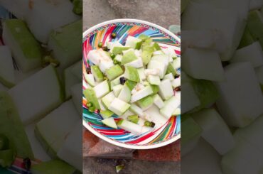 Fresh Guava with Green Chili | Village Snack Recipe | Healthy Street Style Food #cooking #shorts