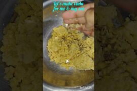 Let's make vada with my son #healthy #food #cooking #love #recipe