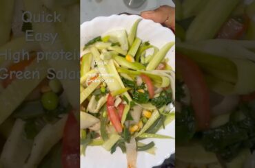 High Protein Easy Quick Salad #highprotein #healthysalad #healthydiet #shortsviral
