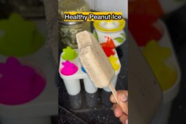 Healthy peanut ice #food #kids #favorite #healthy #peanut #ice #recipe #trending #ytshorts