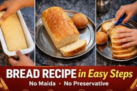 Healthy Bread Recipe at Home | No Maida No preservative | Soft & Tasty Bread | Easy Steps