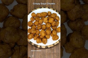 Crispy Soya Chunks Recipe #shorts #recipe #soyachunks #snacks #trending #viral #shortsfeed #cooking