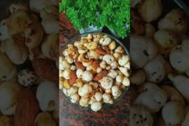 Roasted Makhana Super Crispy & Healthy Snacks| Healthy Evening Snack | Weight Loss Snack|