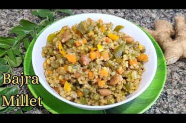 Millet Fried rice | Sajja Upma | Healthy dinner recipes | Millet Recipe | Bajra Millet | Millet Meal