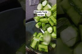 Masala turai recipe for a quick and healthy dinner